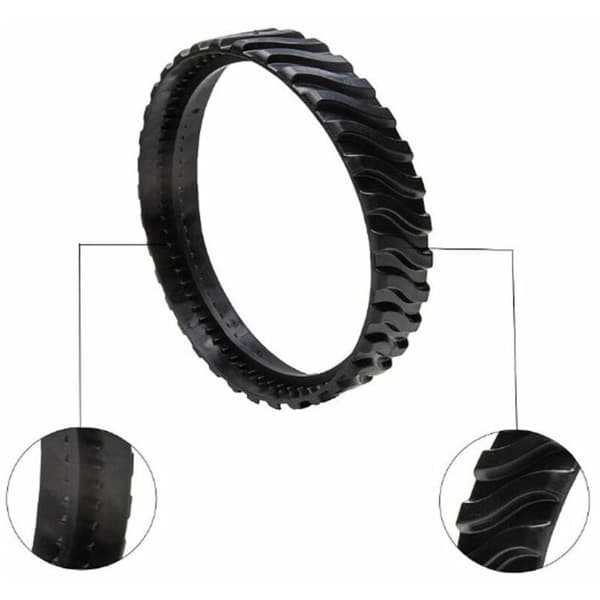 2 tilpassbare belter for Zodiac MX6 MX8 MX9, dekk for Baracuda R0526100 robotbassengrenser