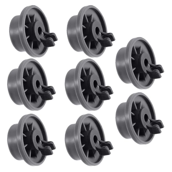 8 Pcs Dishwasher Wheels Durable 165314 Dishwasher Lower Rack Wheels Replacement Fits for Whirlpool and