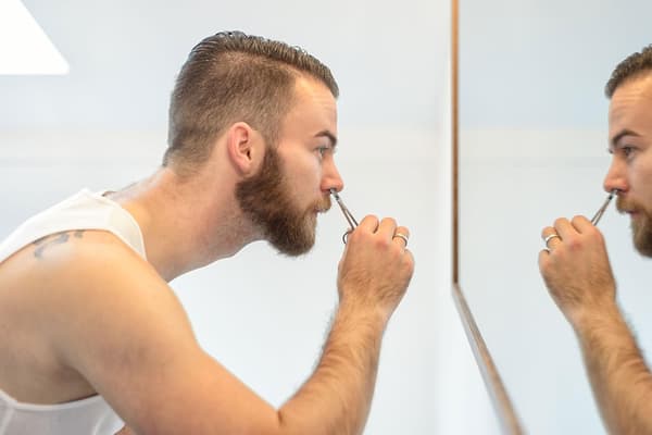 Nese- og ørehårssaks Hårsaks - Ansiktshår Avrundet saks