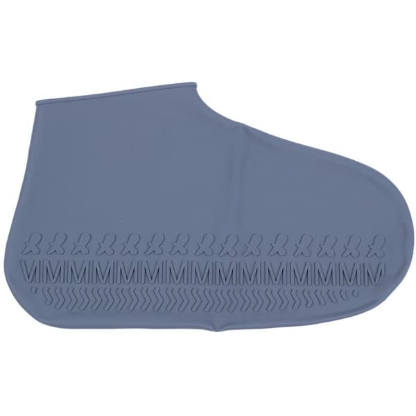 Silicone Shoe Covers Reusable Thick Durable Non-slip Rubber Stretch Shoe Protector Protective Shoes Size S Dark Grey