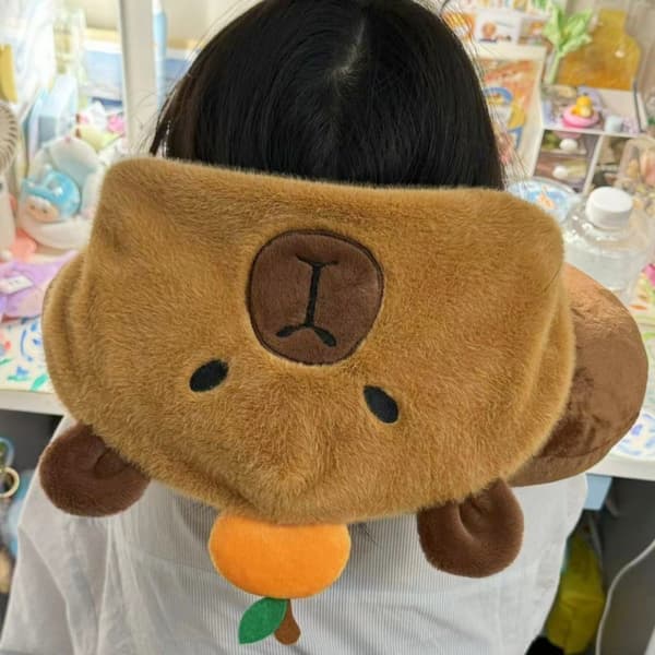 Dyr Capybara Hette Nakkepute Hette U-formet Pute Reise Lur Artefakt Gave