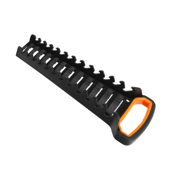 Wrench Sorting Holder Bracket Wrench Organizer Storage Tray Socket Wall Mounted Tool Self-Locking Function (12 Wrench Capacity)