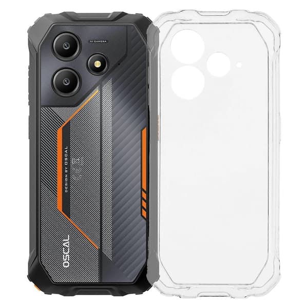 TKdaddy for Oscal Marine 2 Case Soft TPU Drop Protection Phone Case Transparent