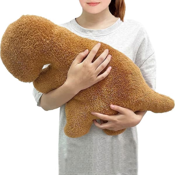 SBSG Dino Chicken Nugget Tyynysetti 40 cm 3 osaa Suuri Large