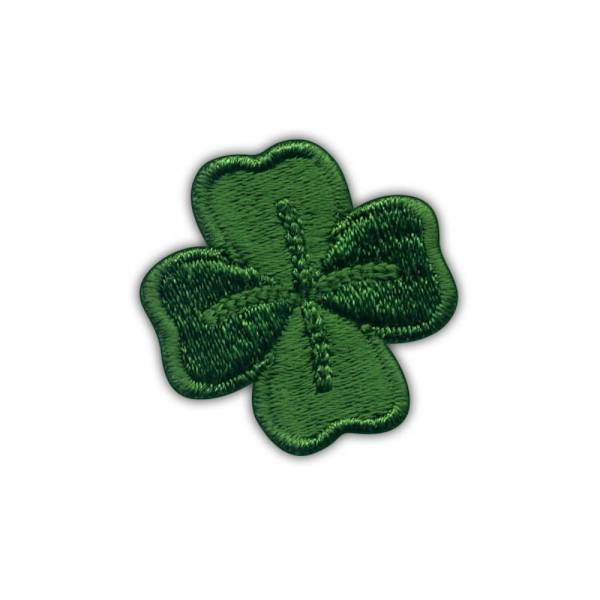Patchion firkløver - Magnetisk bakside - Brodert patch/emblem/merke_MGF