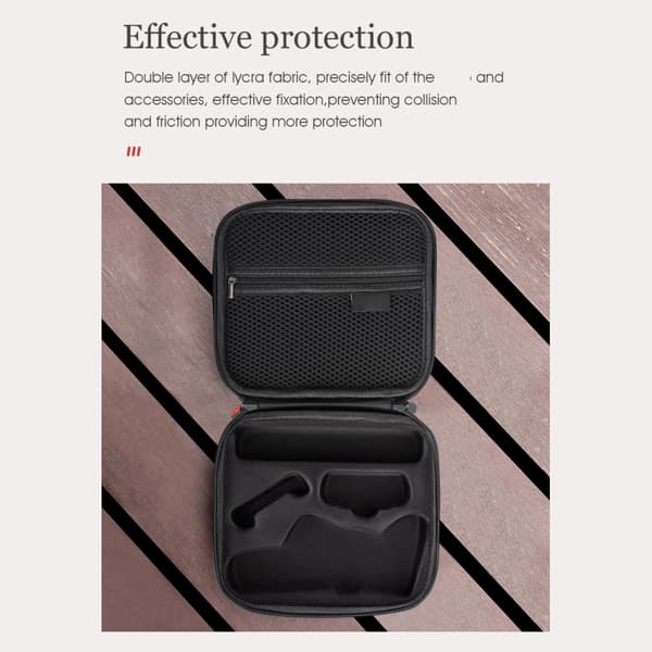 PU Carrying Case Compatible with DJI OM 5 Camera Bag Portable Storage Bag Shoulder Bag