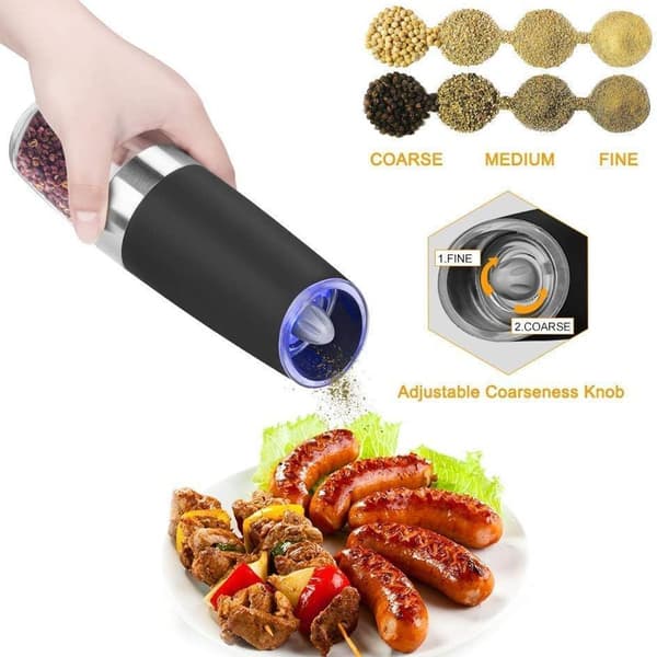 Salt and Pepper Grinder, Electric Pepper Grinder, Spice Grinder, Salt Grinder