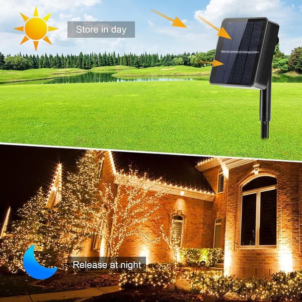 Erittäin kirkkaat ulkokäyttöön tarkoitetut LED-aurinkovalosarjat - 22m KLB
