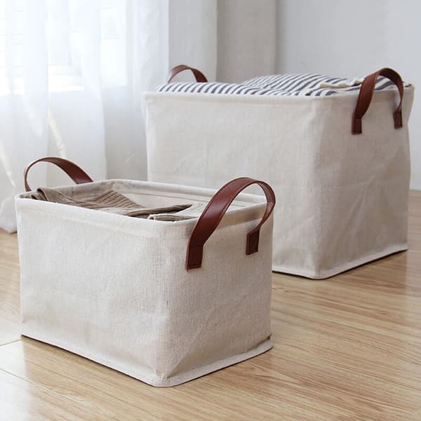 Foldable Storage Box Storage Basket Storage Basket Clothes Sundries Storage Basket Wardrobe Storage Box (S)