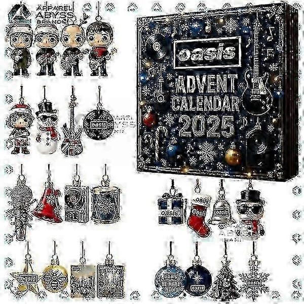 Oasis British Rock Advent Christmas Blind Box Christmas Tree Decoration Acrylic Pendant
