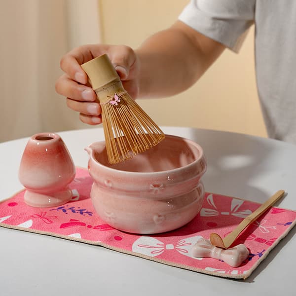 Japanese Matcha Ceremony Accessories Simple Tool Kit for Making Matcha Drinks for Tea Matcha Lovers