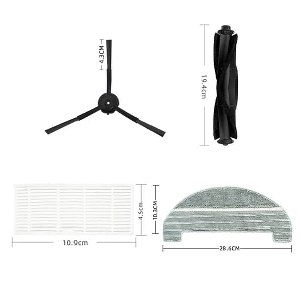 Replacement Accessory Kit for AutoVac /Halo, T10+ T10, L6 Pro