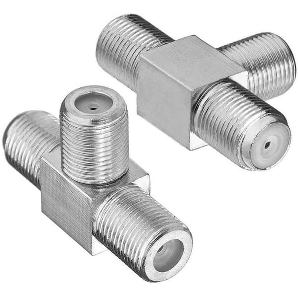 TV-splitter, fordeler 2-veis T-adapter for satellittsystem for