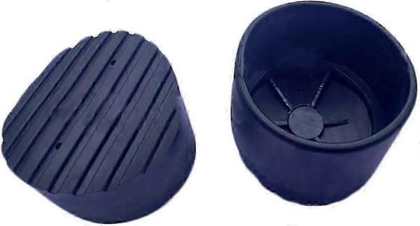 Gummifötter för stege - 2 st halkfria teleskopstegfötter 72mm