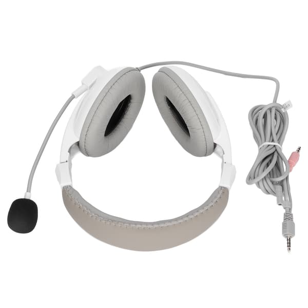 BH3688 Kablet headset 3,5 mm hybrid multifunktionsstik med omnidirektionel mikrofonunderstøttelse til XBOX til PS4 Hvid