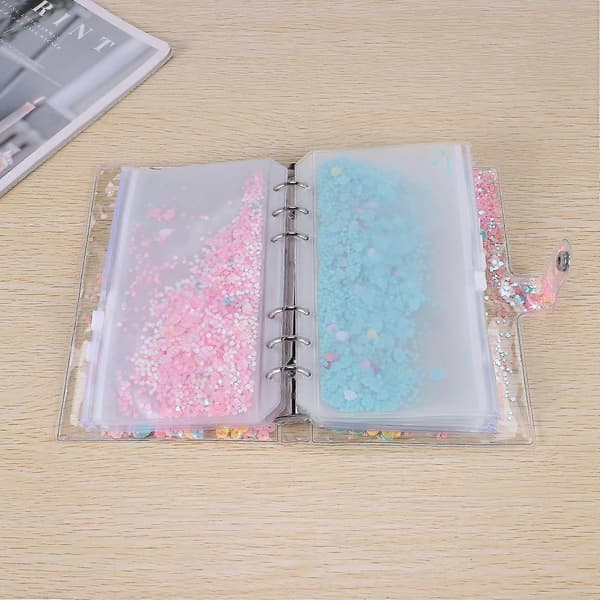 10 stk. A6-bindelommer med notesbogbind, inklusive lommer, Flash Budget Binder Fo
