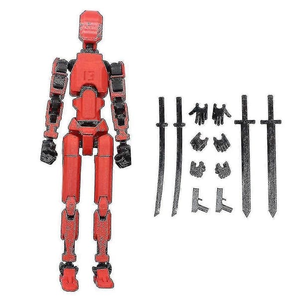 T13 Actionfigur Titan 13 Actionfigur Robot Actionfigur 3D-printet Action