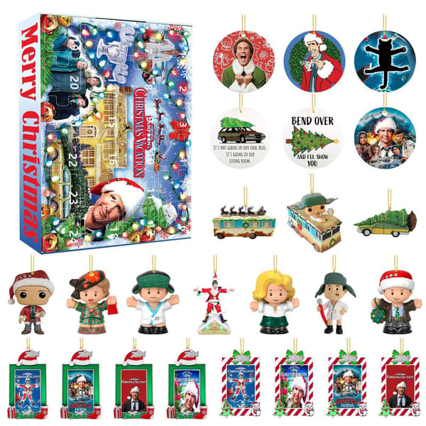 2025 Julkalender Sarkastisk Jul 24 Dagars Nedräkningskalender Blind Box Julklapp