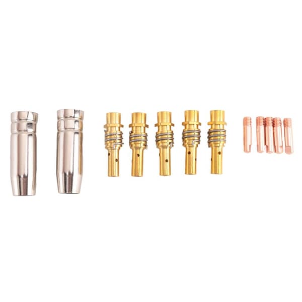 Nozzle Holder for Welding, Nozzle Kit for Mig Welding, Consumable Accessories Suitable for 15AK Torch, Welding Machine 0.8mm