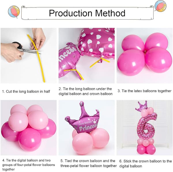 32 tommer store nummerballoner, folieballoner med helium