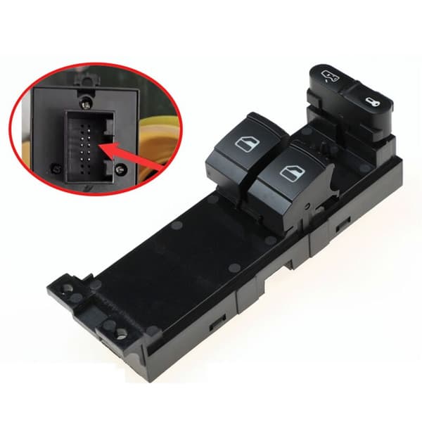 For Fabia Praktik 6Y 1999 2000 2001 2002 For Golf MK4 Power Window Switch 2 Doors 1J3959857A