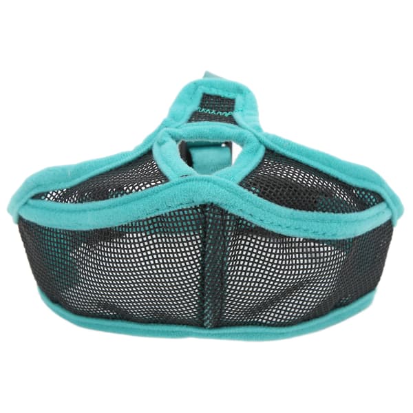 Short Snout Dog Muzzle Mesh Adjustable Breathable Anti-Biting Bulldog Short Snout Muzzle for Dogs XL