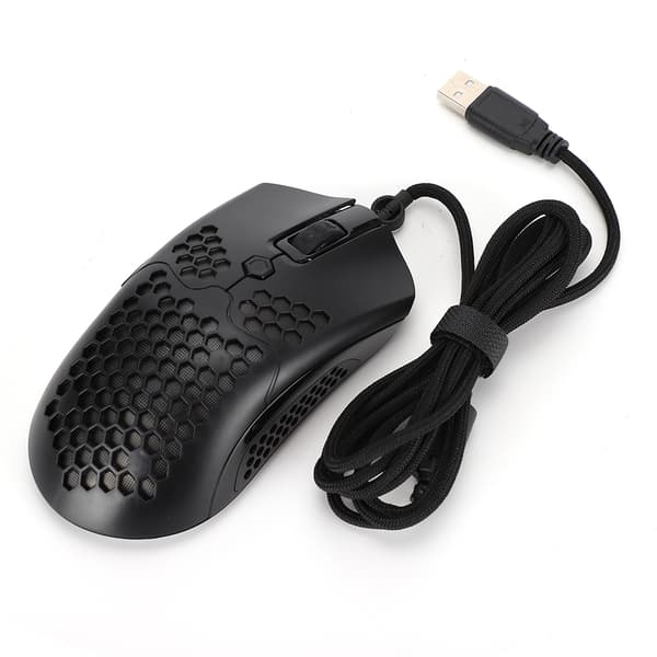 Gaming Mouse USB Interface Wired Portable Desktop E-sports Hollow Mouse 16000dpi