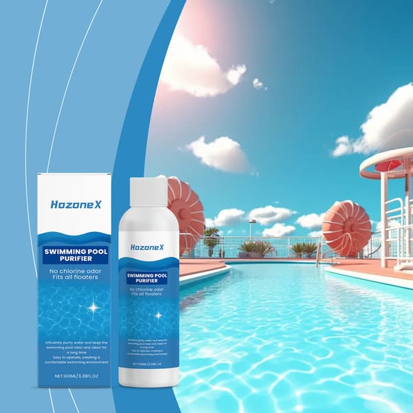 100 ml Fast-Acting Odorless Pool Purifier Liquid, Easy and Safe Water Clarifier 3pcs 3pcs