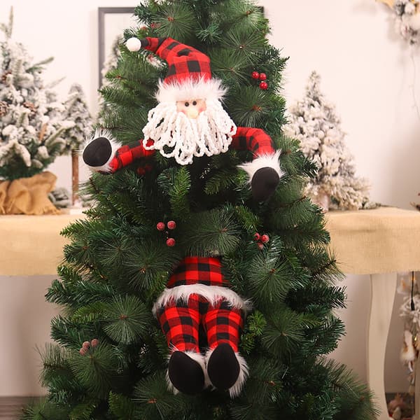 2 st julgransdekorationer, tomte, docka, tomtar, Chris