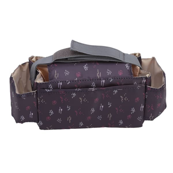 Stroller Organizer Bag Black Dot Portable Multifunctional Waterproof Stroller Bottle Water Cup Hanging Storage Bag