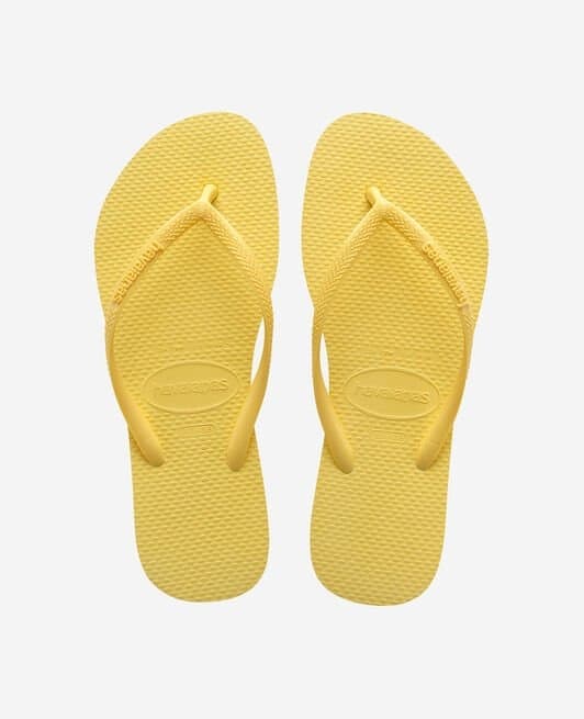 Havaianas Flip Flops Slim, Gul 35/36
