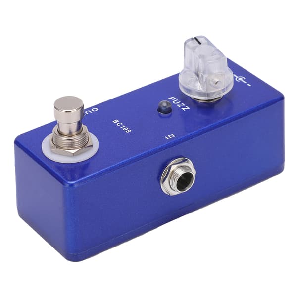 Fuzz Effect Mini Metal Effektorpedal med True Bypass Musiktilbehør