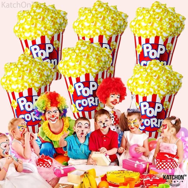 Popcornballoner til popcornfestdekorationer - 26 tommer