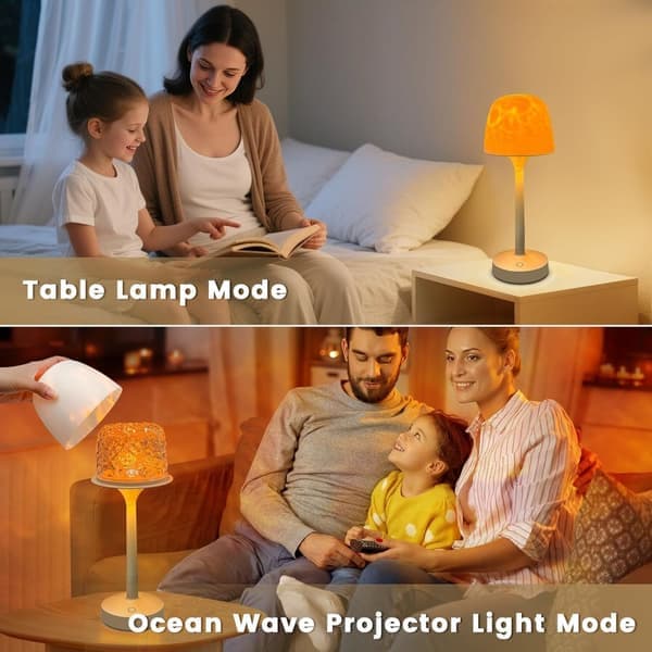 Atmosphere Lighting Projector - Creates Ocean and Aurora Effects - Wireless with Remote Control