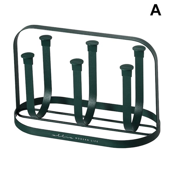 Cup Drying Rack Stand Organizer For 6 Cups or Mugs With Tray With Tray