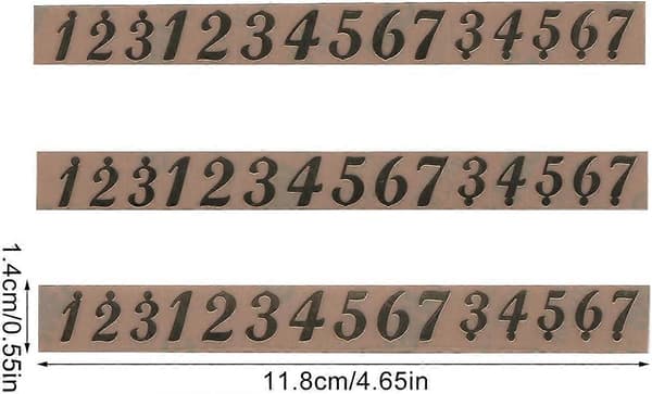 Ethereal Drum Note Stickers for Tongue Drum 3x Quick Identification, Large Fonts
