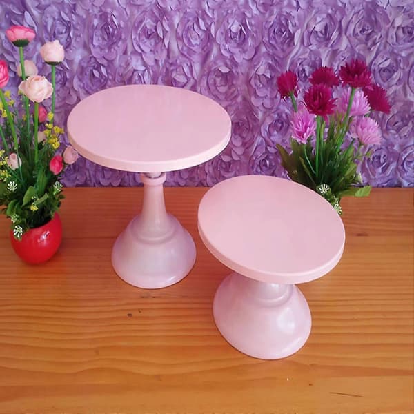 Cake Stand Stable Non-slip Metal Smooth Surface Dessert Display Stand Baking Utensils Jikaix