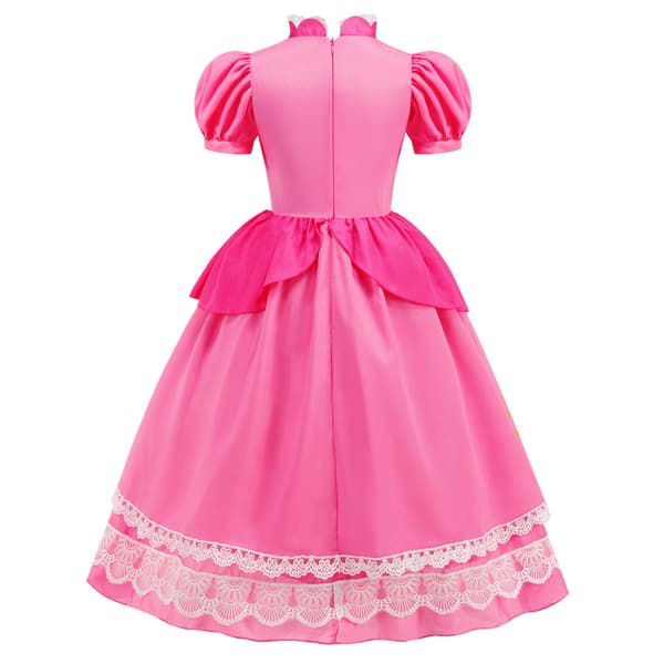 Barnas Halloween Prinsesse Peach kjole 140cm
