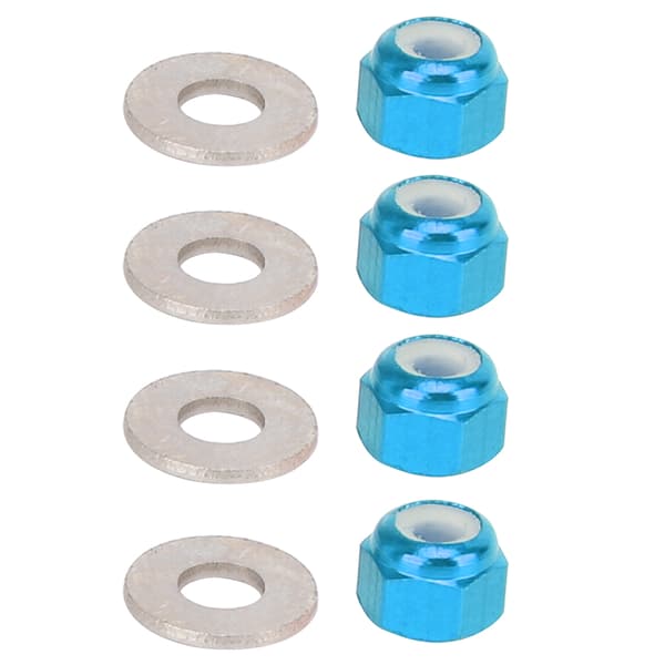 Hjul Hex Låsemutter Passer til wltoys 1/14 144001 RC Bil Oppgradering Tilbehør Blå A949-49R