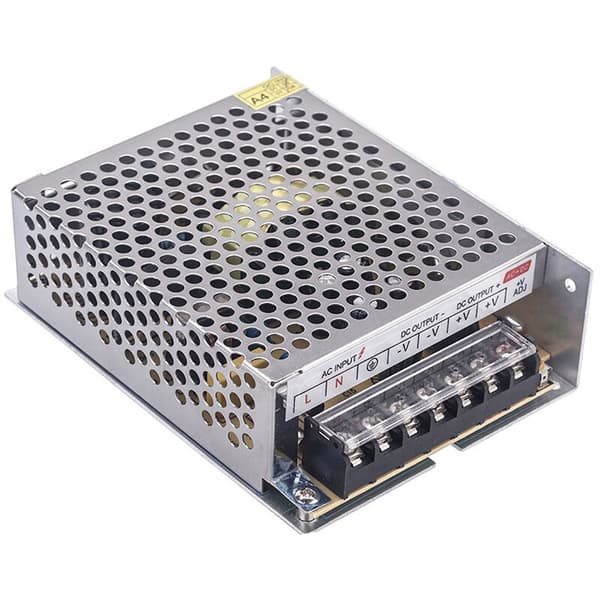 AC 100V - 240V til DC 5V 10A 50W Spenningsomformer Strømbryter Strømforsyning for LED-stripe
