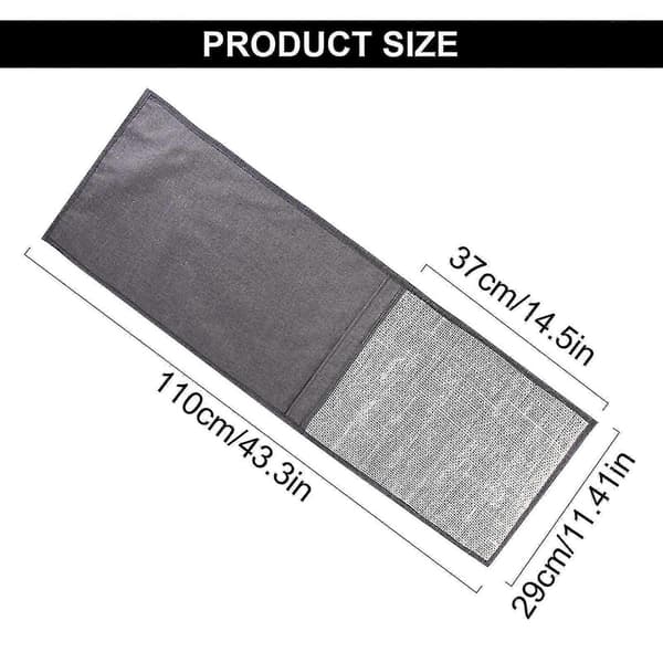 Kattekløsmatte, Sofabeskyttermatte med 2 Rom, Møbelkløsmatte, Kløbeskyttelse for Sofa