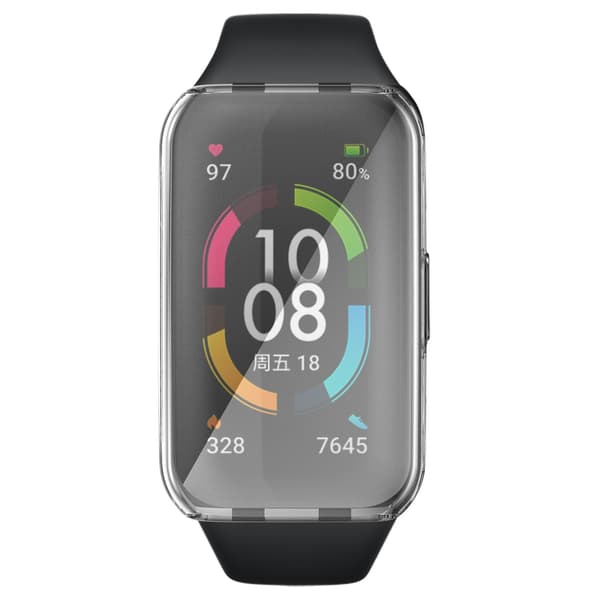 Watch Screen Protector Universal Flexible TPU Watch Screen Full Coverage Case for Honor Band 6 for Huawei Band 6 7 6Pro Transparent