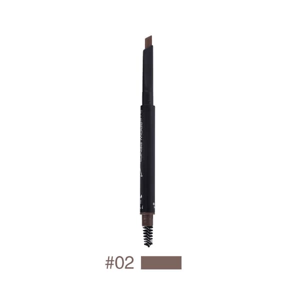 Dual-head Rotating Automatic Eyebrow Pencil with Brush Waterproof Long-lasting Pen 2#