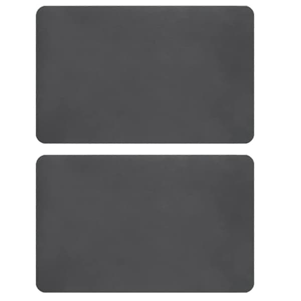 2X Coffee Mat Hides Stains Rubberized Absorbent Dish Drying Mat for Kitchen Counter Coffee Bar Acc