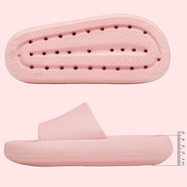 Rosa Tofflor Slides Herr Dam Halkfria Duschtofflor H