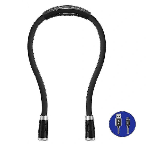 Rechargeable LED Book Light, Neck-Mounted Reading Light for Reading in Bed