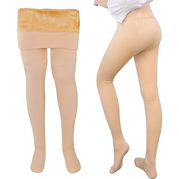 Dame Leggings Varme Strømpebukser Forede Slanke Termiske Strømpebukser KLB