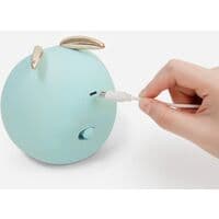 Cute LED Night Light for Bedroom, Touch Sensitive, USB Charging, Lamp