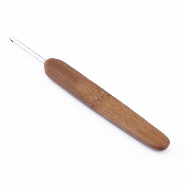 10 Pcs Aluminum Bamboo Handle Crochet Hooks for Knitting and Weaving Yarn