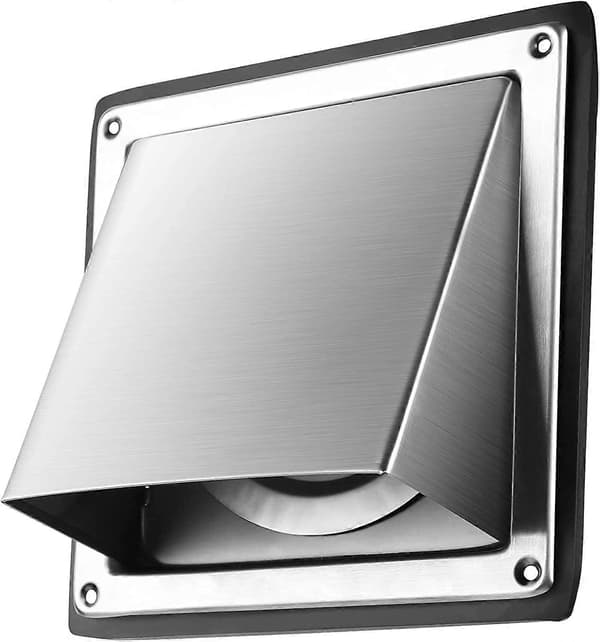 Ventilasjonsgitter Ventilasjonsgitter 100mm Ventilasjonsgitter Rustfritt Stål Hettegitter